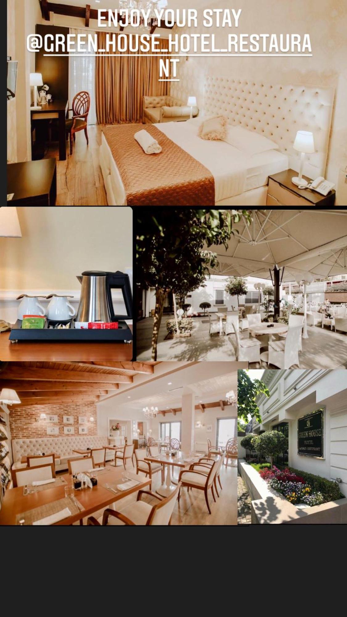 Green House Hotel & Restaurant 티라나 외부 사진
